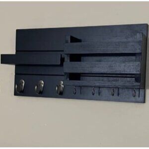 New Mail Organizer for Wall Mount – Key Holder with Shelf Includes Letter Holder